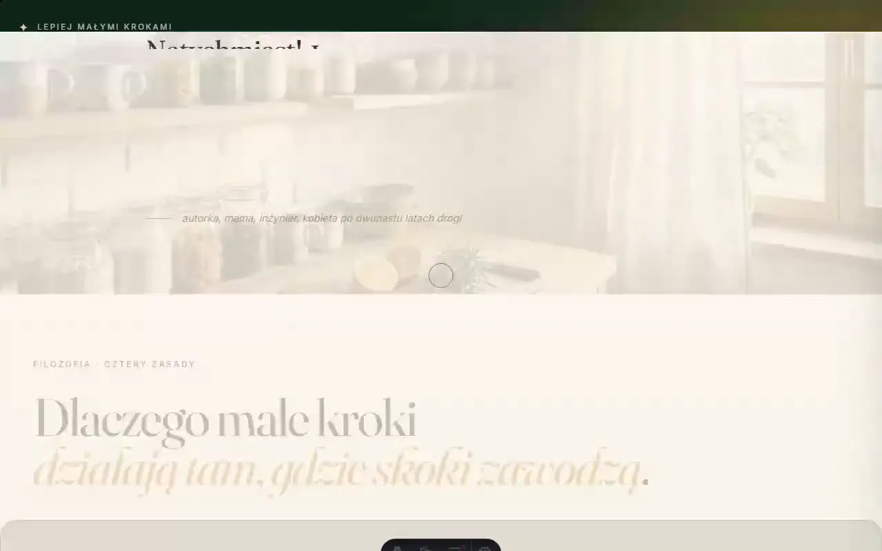 Lepiej Małymi Krokami — Premium ebook ecommerce z watermarkowanym PDF i Tpay.