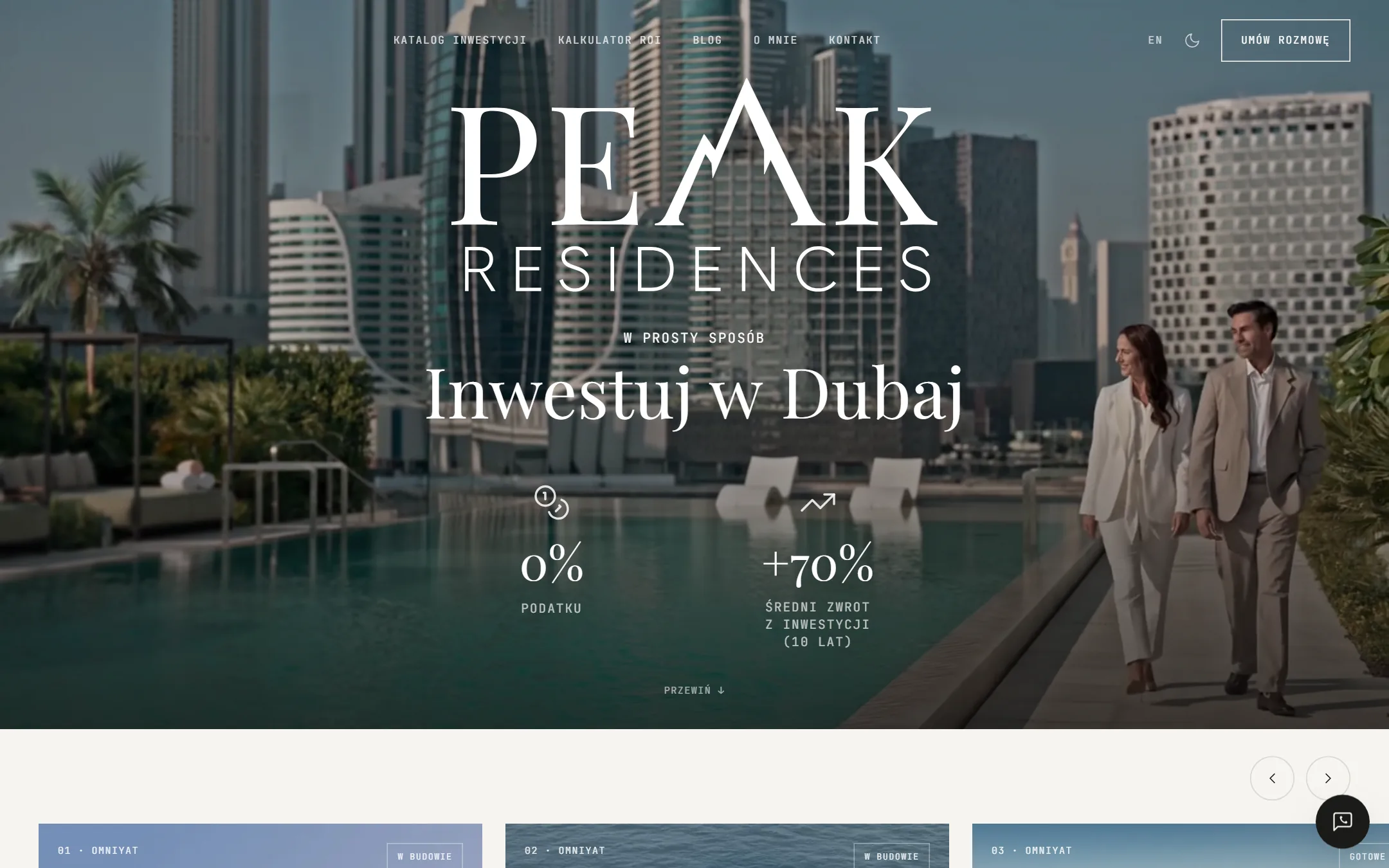 Peak Residences: Kompletny portal inwestycyjny brokera nieruchomości w Dubaju.